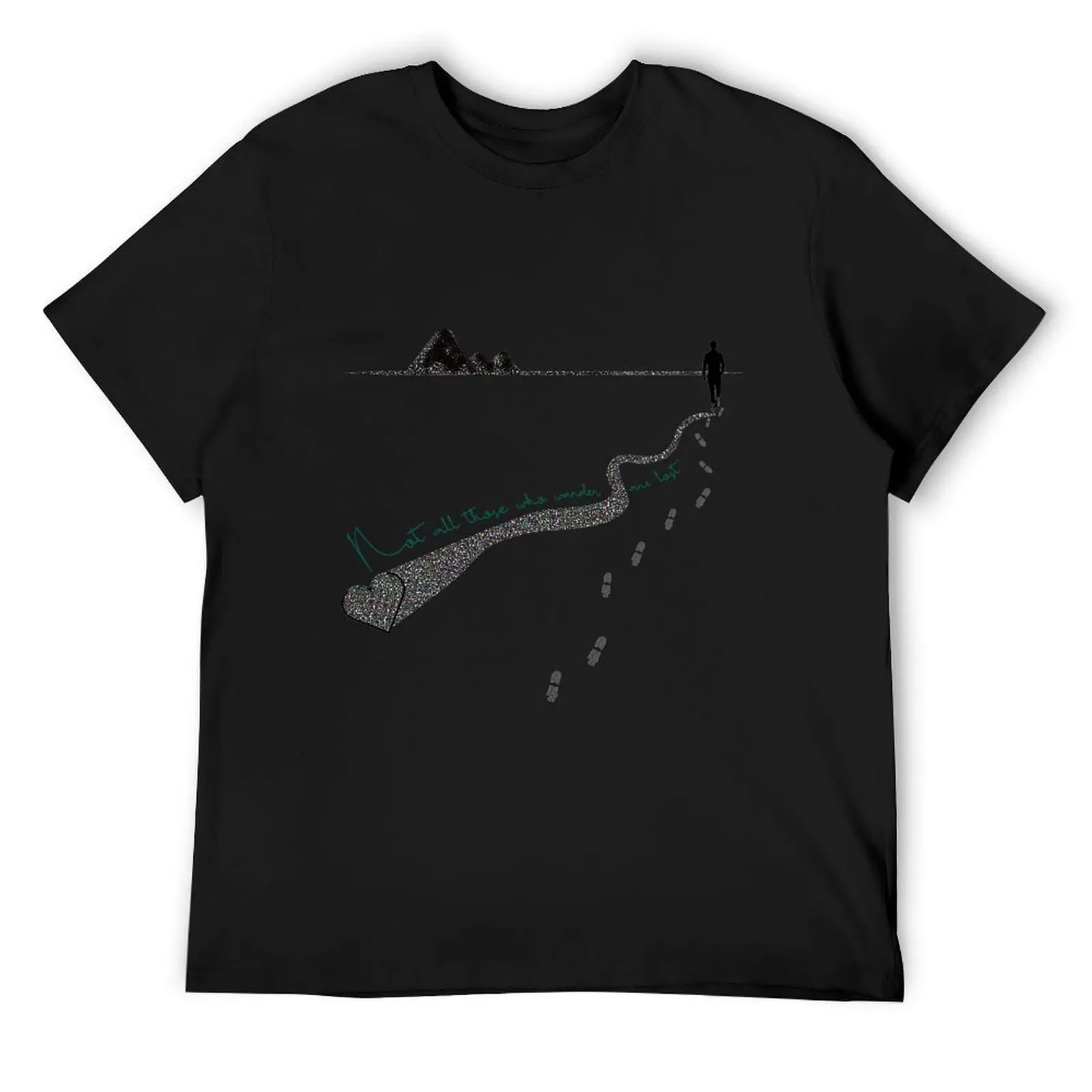 

Not all those who wander are lost T-Shirt summer tops T-shirts man Funny t-shirts workout shirts for men