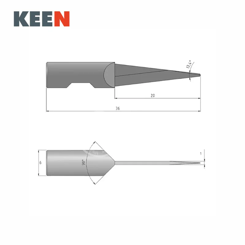 Summa 500-9834 Carbide Single Edge Blade Knives