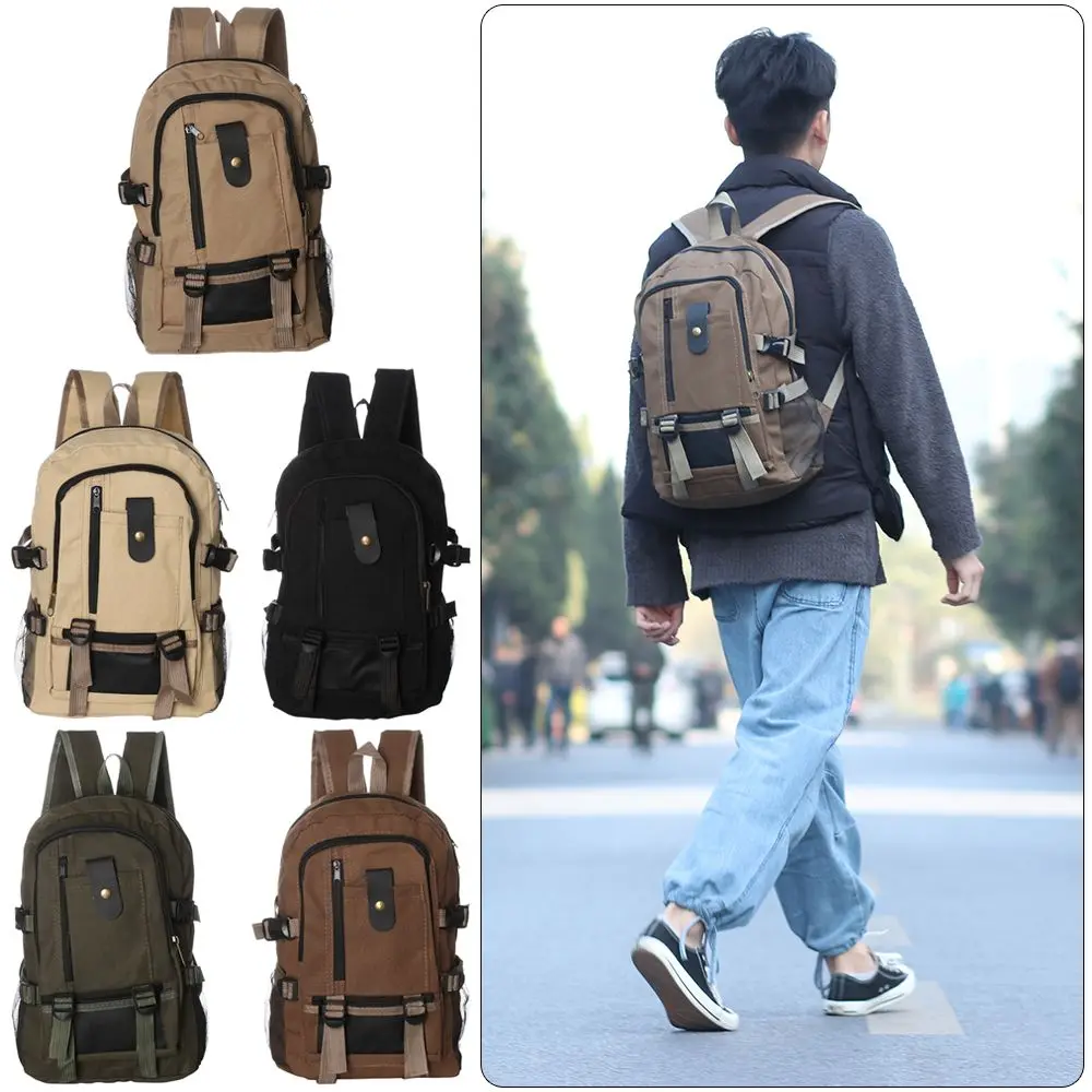 Gifts Sports Leisure Travel Accessories Rucksacks Men Canvas Backpack Male Luggage Double-Shoulder Bag Travel Bags