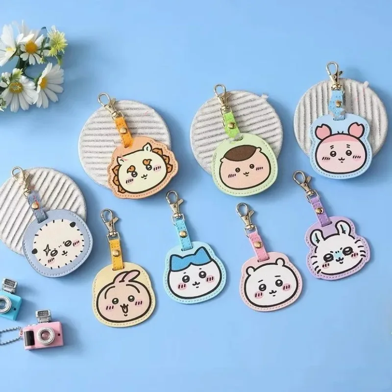 

JIYII CKW Induction IC Card Holder Cute Hachiware Usagi Access Card Protective Case Keychain Pendant and Accessory
