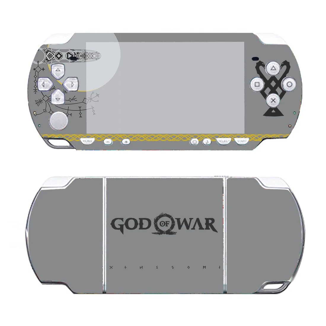 God of War جلد فينيل ملصق حامي ل PSP2000 PSP 2000 ملصق مائي