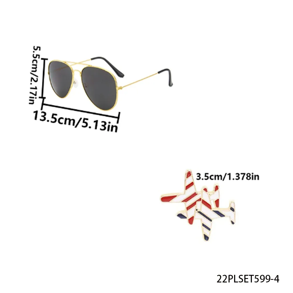 PESENAR This is an accessory with flying elements including sunglasses and brooches Perfect for flying theme parties