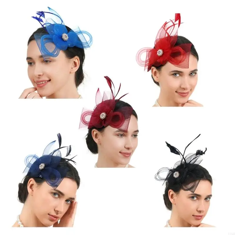 

Пернатые очаровательные волосы клики для женщин особенный случай коктейли аксессуар для вечеринки