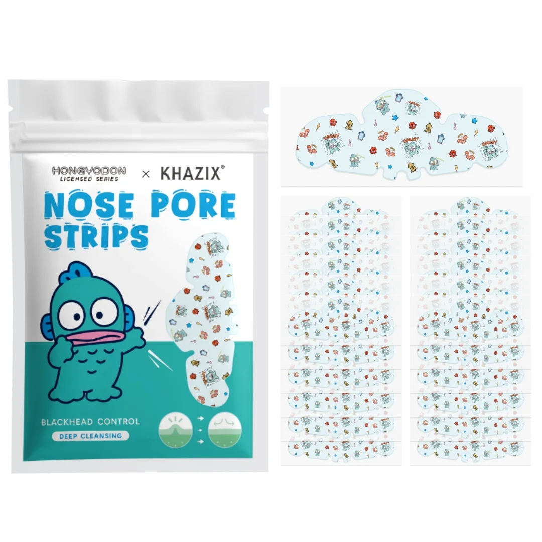 5/10/15 pieces cartoon nose stickers - breathable, strong adsorption for cleaning, gentle and non-irritating