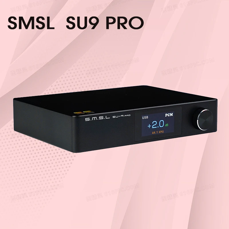 

SMSL Su-9pro SU9 PRO Digital Audio Decoder USB DAC 32Bit/768kHz ES9039MPRO MQA APTX DSD Balanced Bluetooth DSD512 Decoding