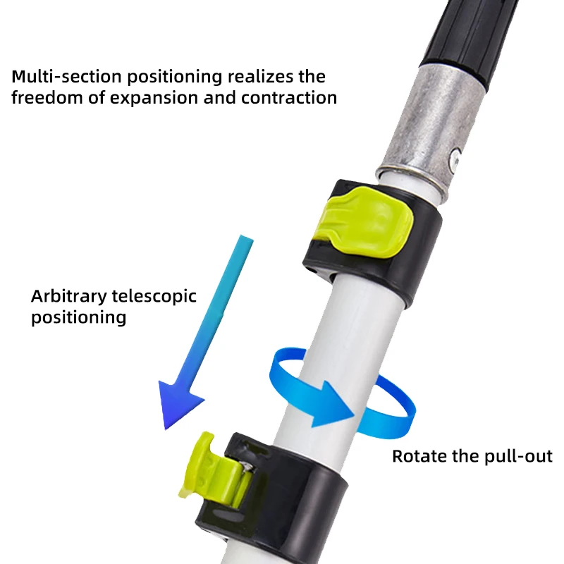 3M Factory Direct Lightweight Aluminum Telescopic Window Cleaning Tool Pole Rod Industrial Grade OEM ODM Direct Sales