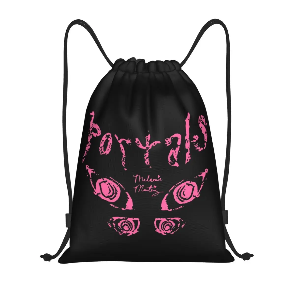 Four Eyes Melanie Martinez Drawstring Backpack Sports Gym Bag for Women Men Training Sackpack