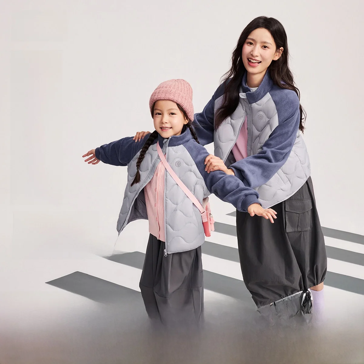 

Lightweight Splicing Du down Jaet Women's Gourd Patterned Parent-Child Sle Spring New Arrival Ele Commuter Sle