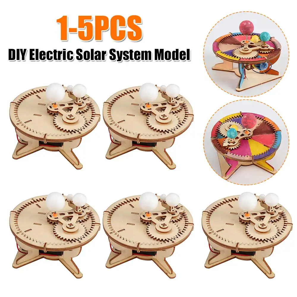 Modelo del Sistema Solar, Juego de Experimentos de Astronomía, Juguete Educativo para Construir un Modelo del Sol, la Tierra y la Luna, Suministros de Aprendizaje Científico