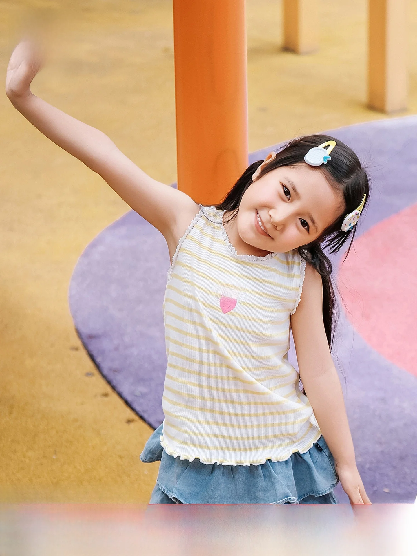 girls-summer-stripe-cotton-vest-children's-clothing-american-version-pure-cotton-logo-striped-tank-top-for-toddler-kids