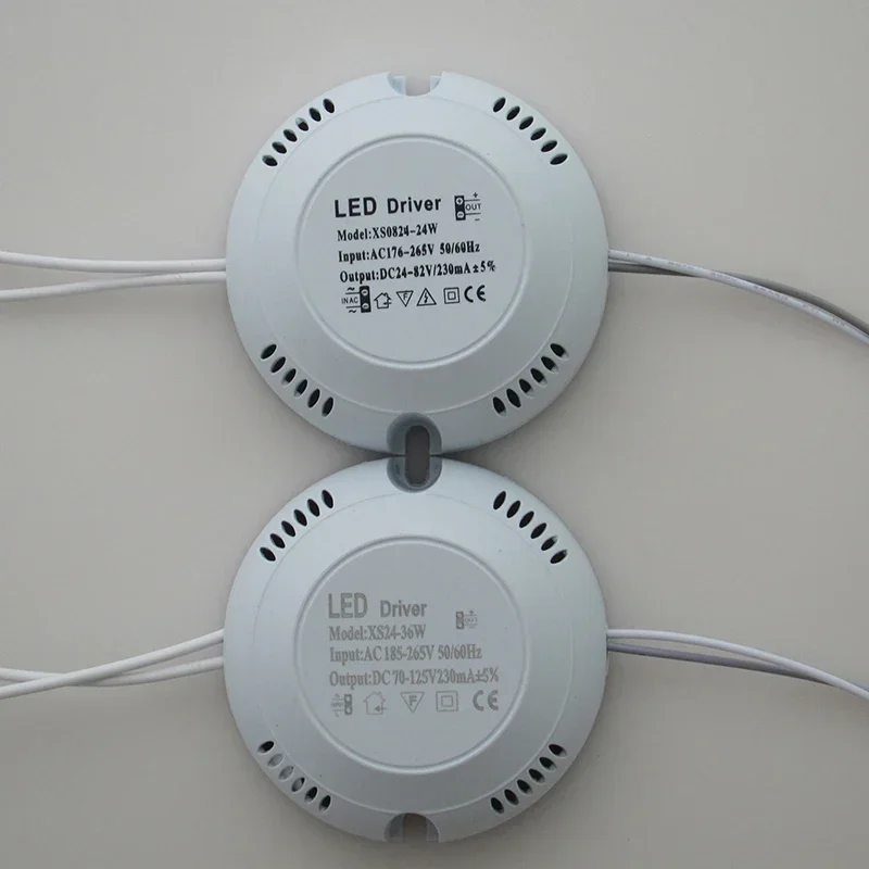 LED Driver AC 176-265V 8-24W Ceiling Driver Round Driver Lighting Transform For Ceiling Lamp Light Bulb Lighting Accessories