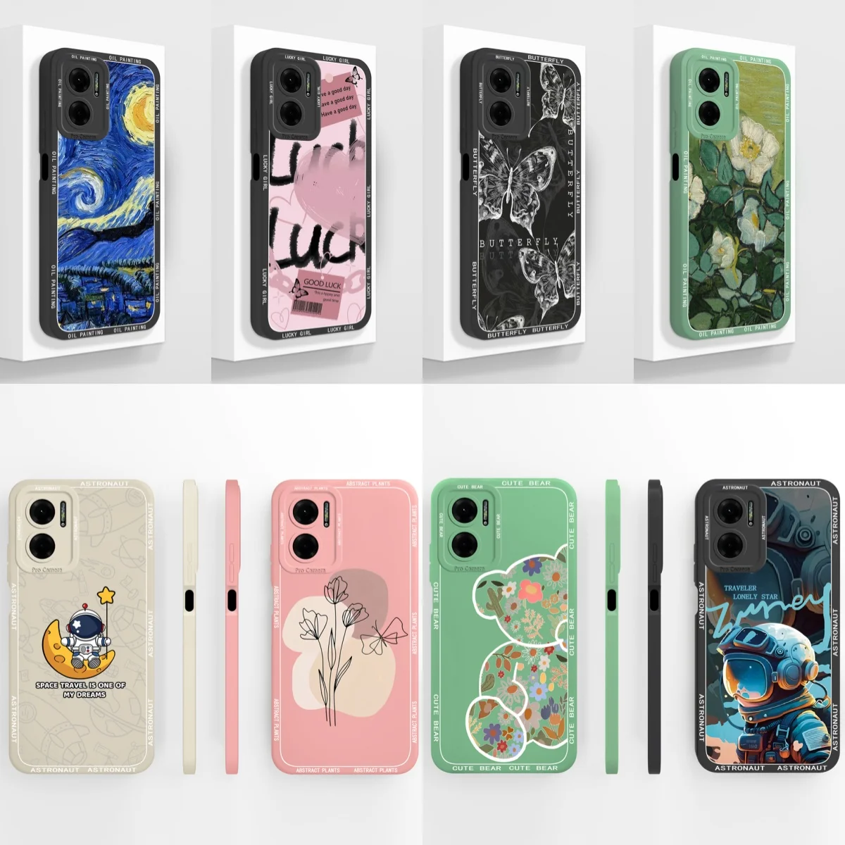 Case For Xiaomi Redmi Note 11E Pro Aesthetic Phone Cover Soft Liquid Silicone Funda High Quality Full Protection Anti Drop Shell