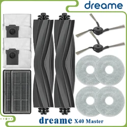 Dreame X40 Master Replacement Parts Accessories Main Side Brush Hepa Filter Mop Cloth Dust Bag