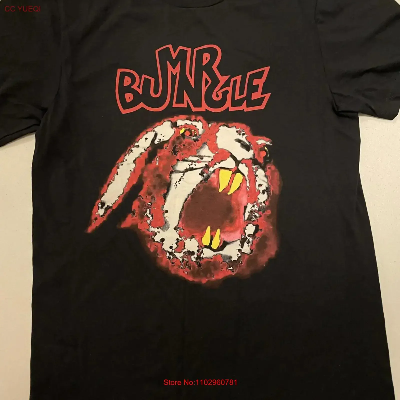 Mr Bungle Tour Bunny Cotton Classic T-Shirt Alle Größen L059 Vintage Washed Unisex Fashion Homme Designer-Kleidung Stilvoll