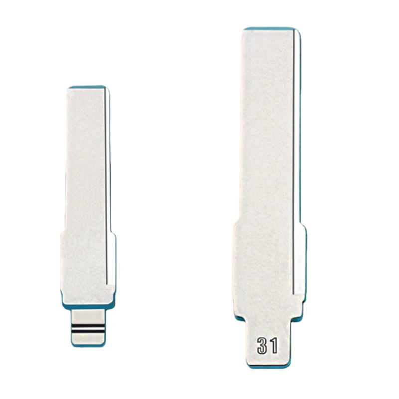 30Pcs 31# HU66 Metal Blank Uncut Remote Car Key Blade For VW Passat Polo For Keydiy KD Xhorse VVDI JMD