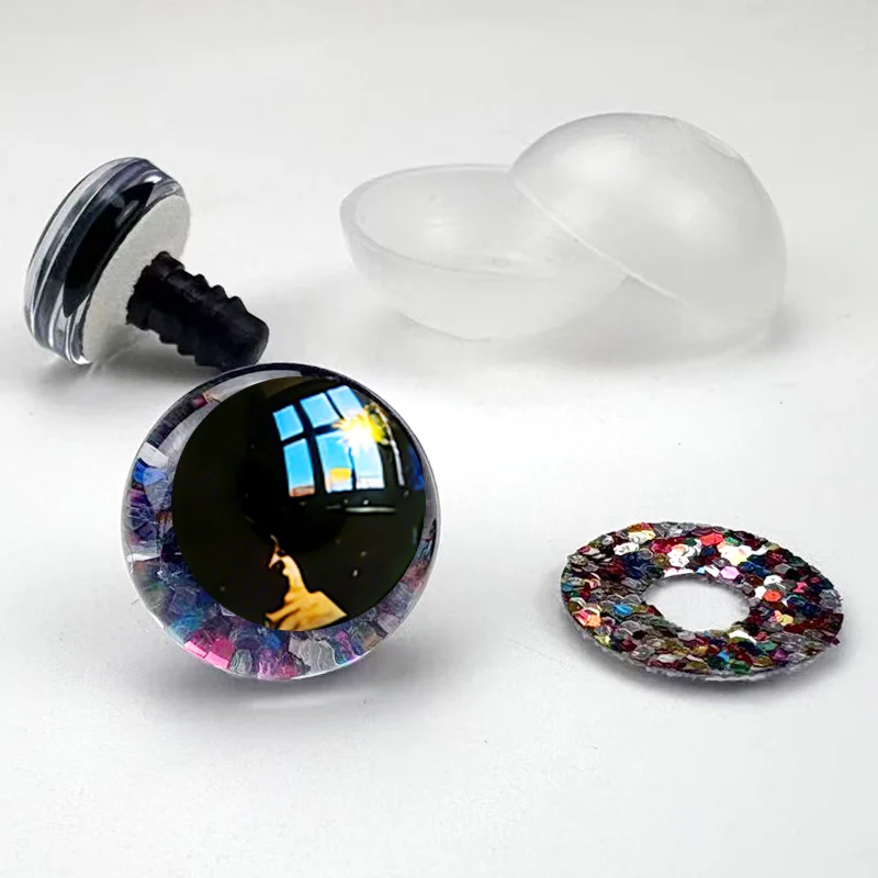 20 einzigartige „Auge“-Spielzeuge, erhältlich in den Größen 14–20 mm, 3D-Cartoon-förmige blinkende Augen, sichere Augen für DIY-Bastelarbeiten. – Detail 5