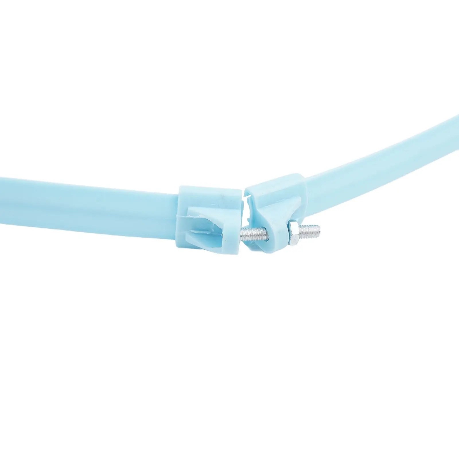 Electric Fan Grille Fixed Mesh Ring White/blue/black 127.5cm Unfolded Length 14 Inches 2 Pcs Plastic Electric Fan