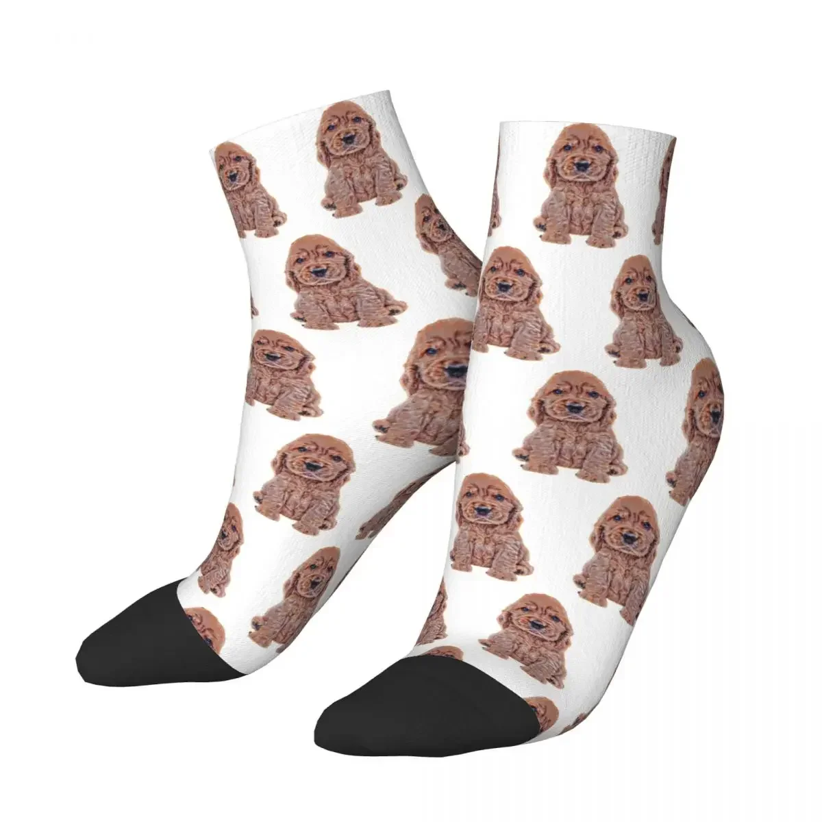 American Cocker Spaniel Puppy Socks Harajuku Super Soft Stockings All Season Socks Accessories for Man's Woman's Christmas Gifts