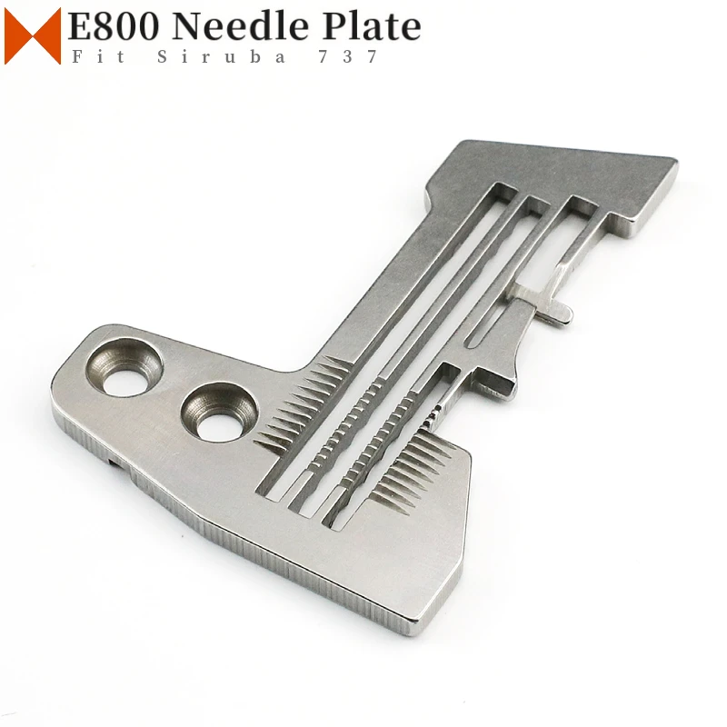 E800 Throat Plate Fit For Siruba 737 (700F 3-Thread) Industrial Overlock Sewing Machine Parts Generic Quality Needle Plate