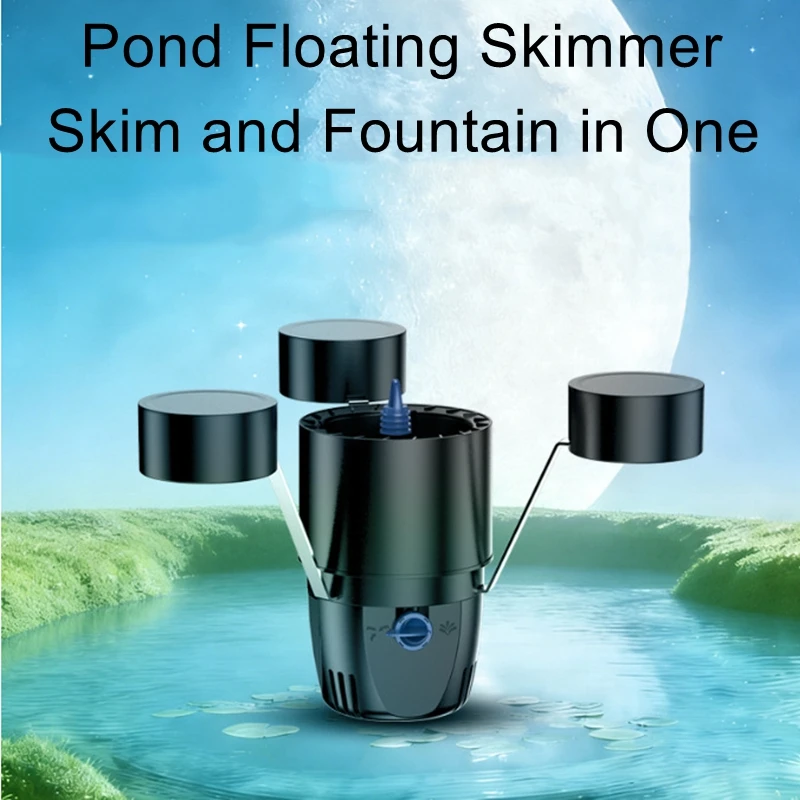 

Fish Pond Skimmer, Surface Pond Leaf Collector, Koi Pond Foam and Debris Removal Equipment
