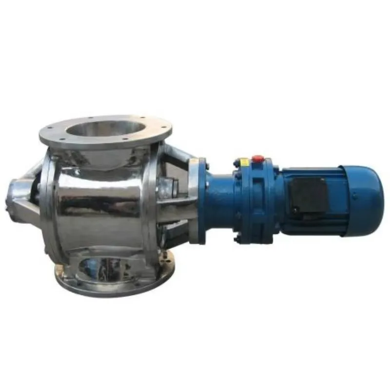 Industrial Electric Power Design Cement Rotary Air Lock Filling Machine, Angle Structure Gate Stop Valves, 1 Year Warranty