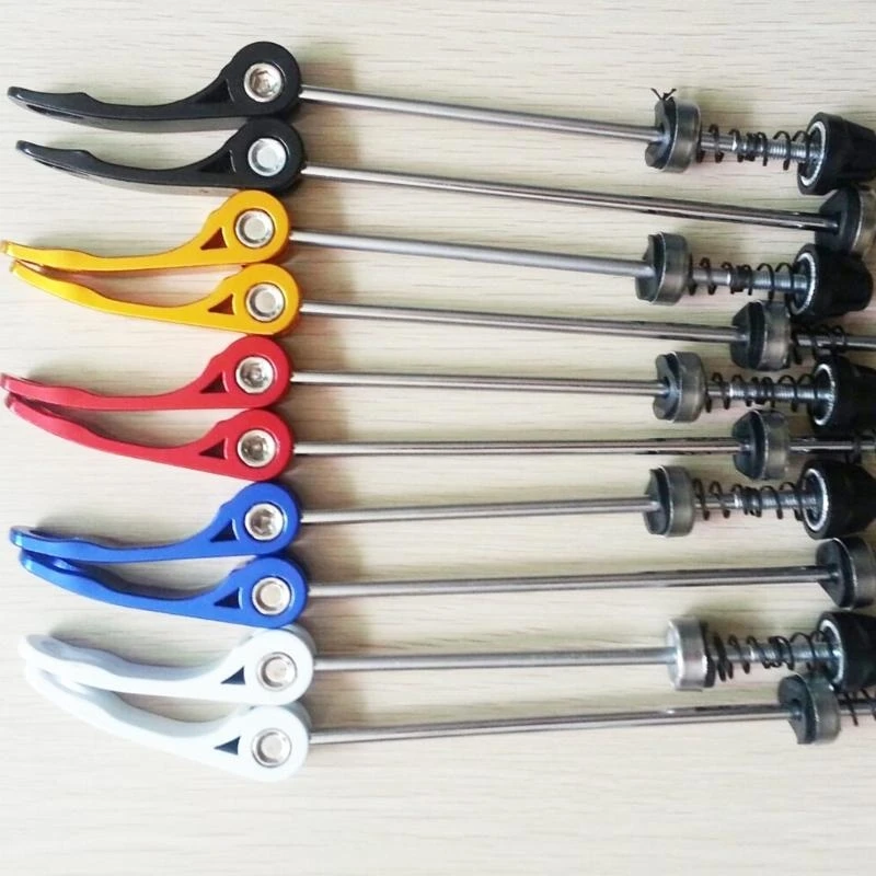 

2pcs Light weight Aluminum Quickly Release Skewers Bicycles Wheel Hubs Skewers for Compatibility with Various Models