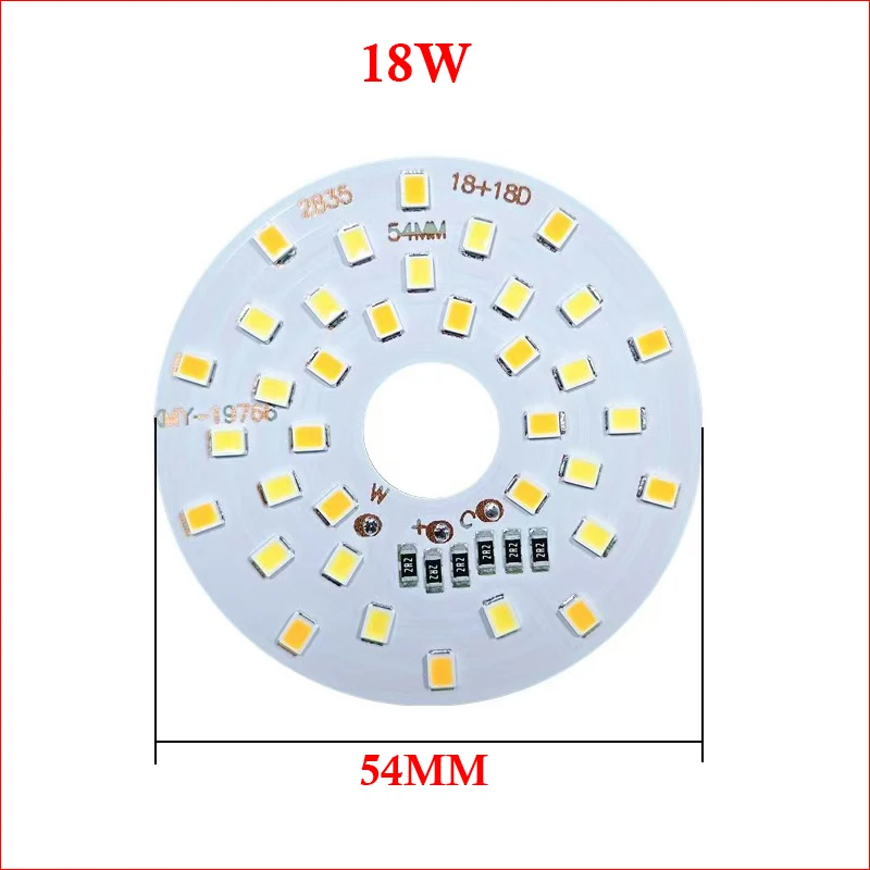 DC3.7V مصدر الضوء LED لوحة 10 واط 50 مللي متر و 18 واط 54 مللي متر 3 ألوان يعتم تحكم مع اللمس تشغيل/إيقاف التبديل ميناء الشحن Type-C
