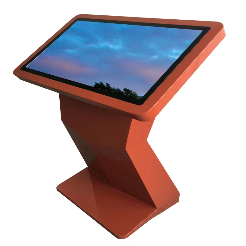Indoor Totem Touch Totem Digital Signage And Display With Horizontal Screen