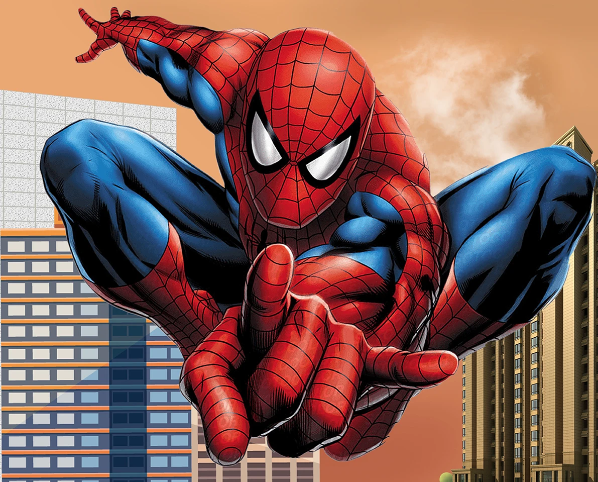 Spiderman Party ฉากหลังผ้าม่าน Photobooth Spider Superhero เด็กวันเกิดตกแต่งฉากหลังผ้า