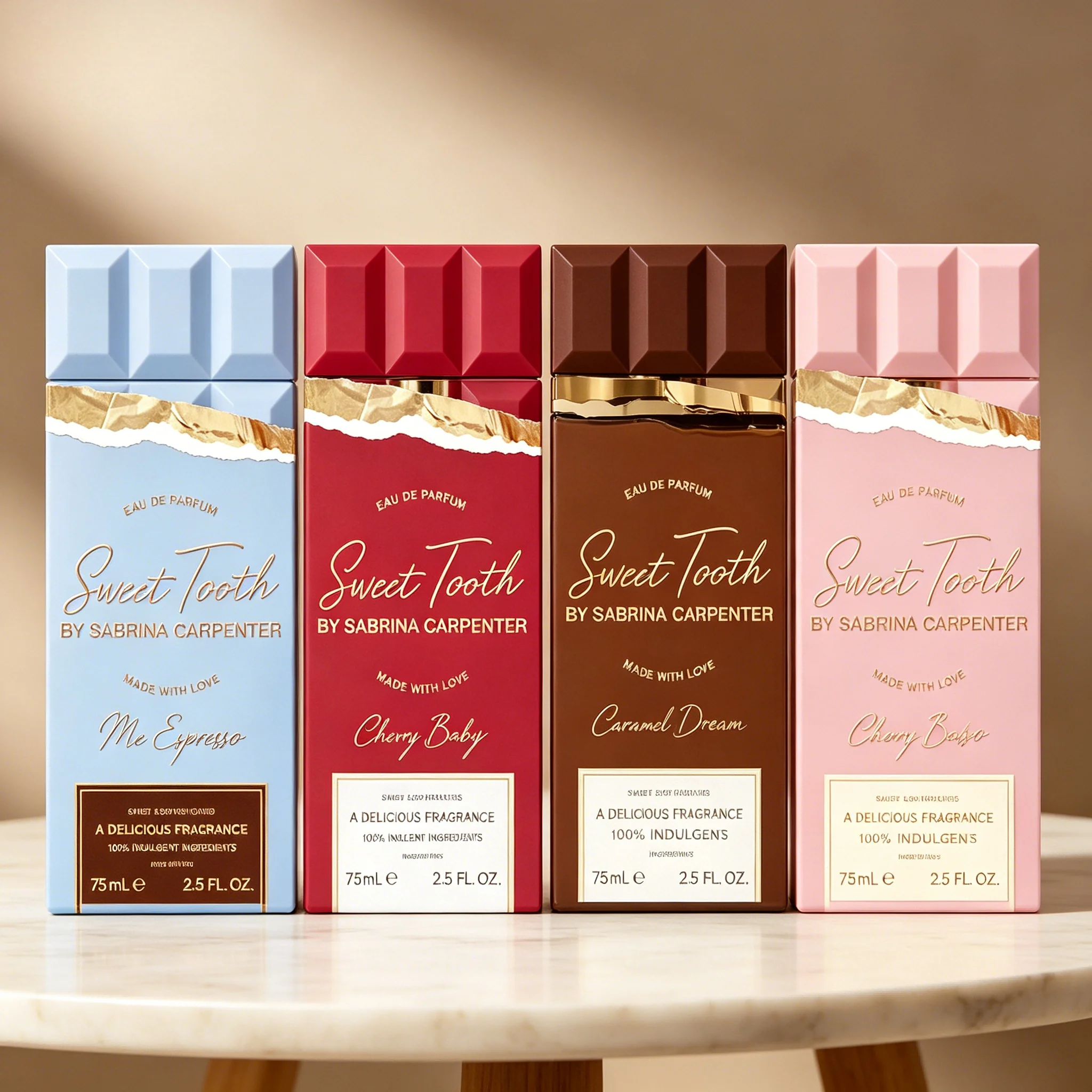 SABRINA CARPENTER Sweet Tooth Series Women's Food-ScentedSpray Fragrance Ideal Gift for Valentine's Day & Christmas
