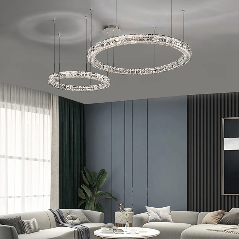 Modern Home Decor Hanging Lamps For Ceiling LED Celling Chandelier Indoor Celling Lamp Ctystal Lustre Home Appliance