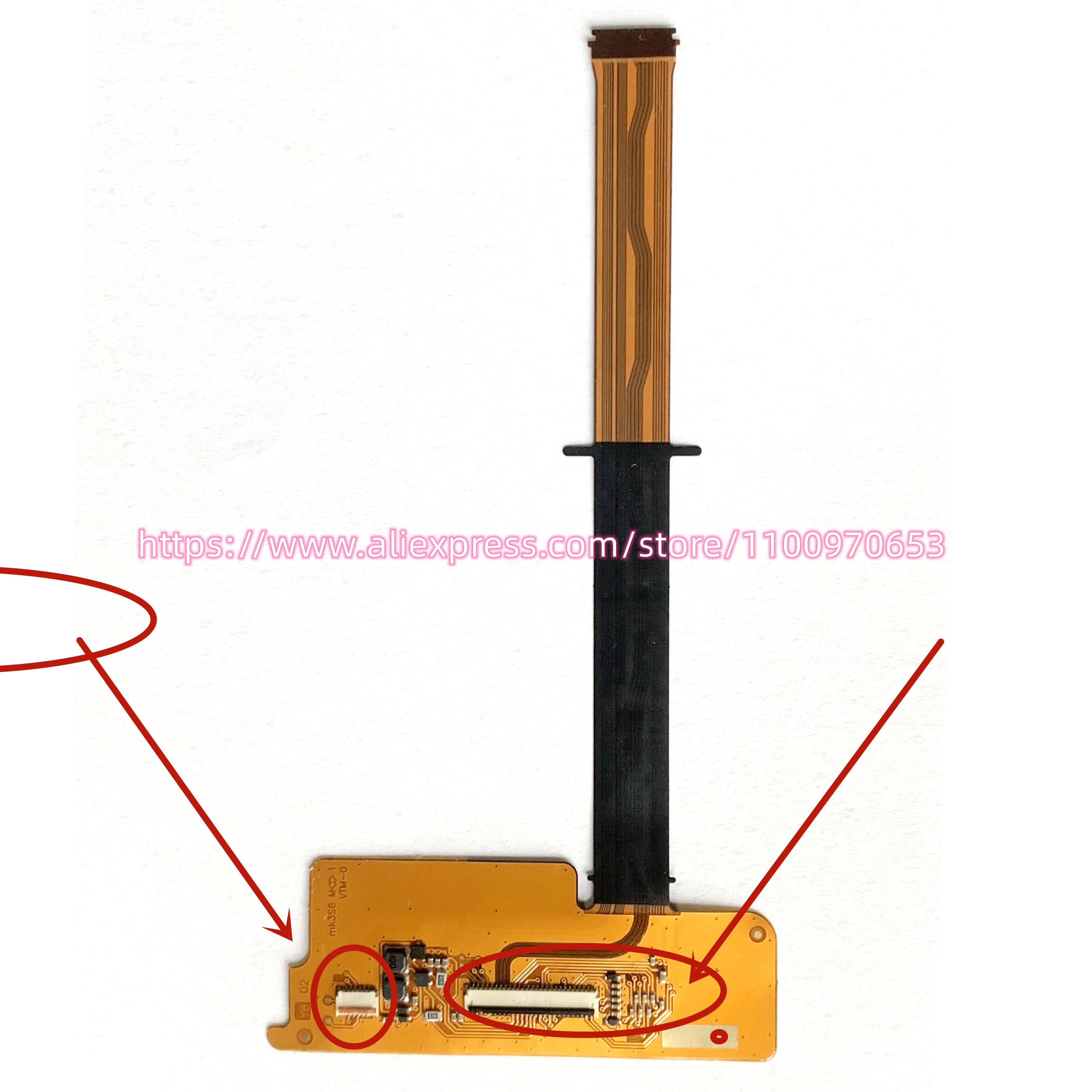 

D500 Back Cover LCD Flex cable FPC For Nikon D500 Camera Replacement Unit Repair part or With switch