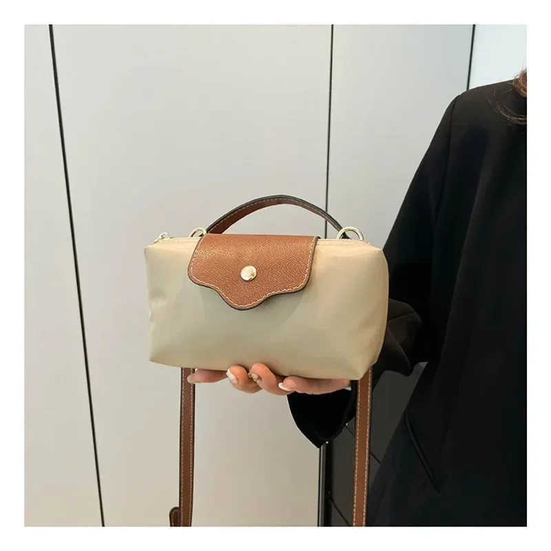 Niche bohème Mini sac à main en PU Dumpling, porte-monnaie à bandoulière, initié unique, nouveau, 2025