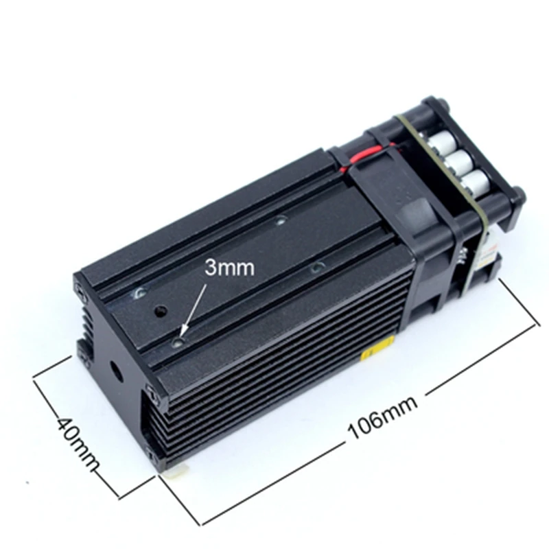 Imagem -02 - Módulo Laser Verde de Alta Potência 520nm 3w Ttl Bird Driving 12v Pwm Lâmpada