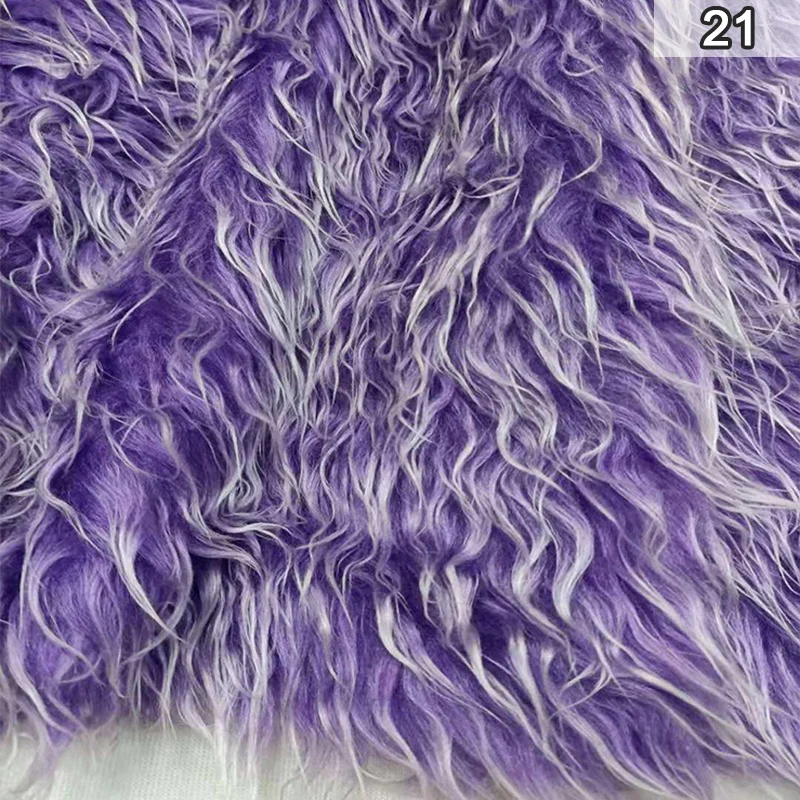 50x160cm Curly Faux Fur Fabric Soft Fluffy Shaggy Plush Cloth Cosplay Doll Pillow Photography Backdrop Sewing