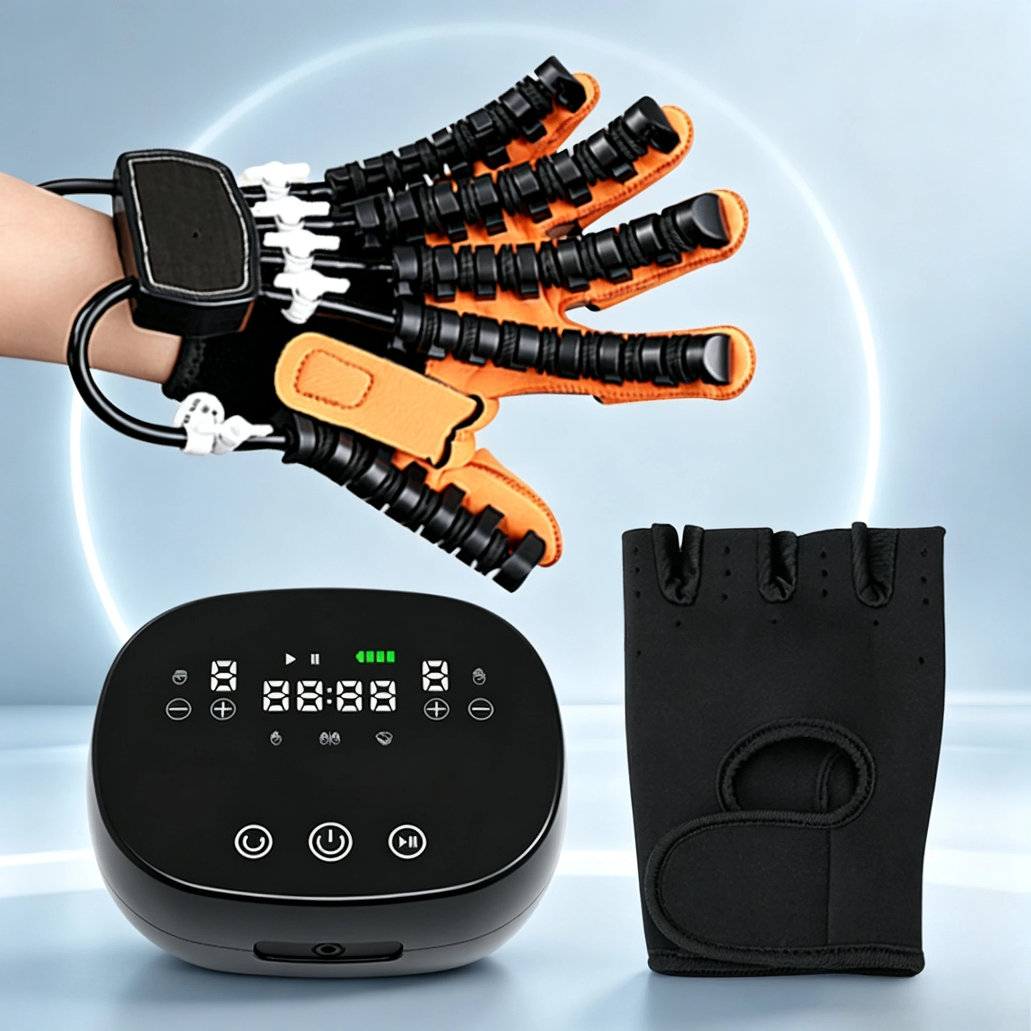 Hand Rehabilitation Robot Glove, Stroke Hemiplegia Hand Function Training Device, Finger Trainer for Hand Dysfunction Rehab