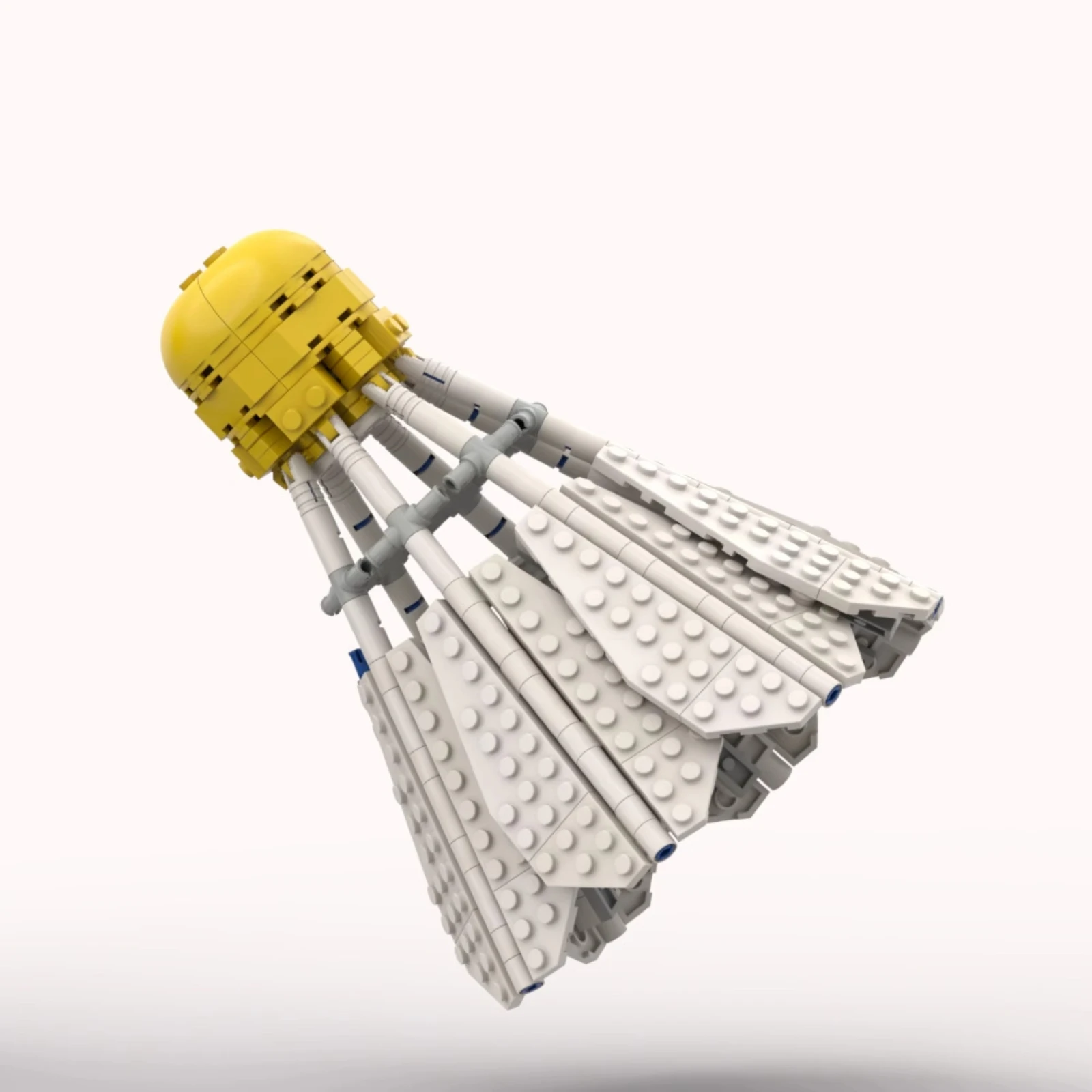 Badminton Ornament Building Set MOC Sports Model with Display Stand Educational STEM Toy for Kids Collectors