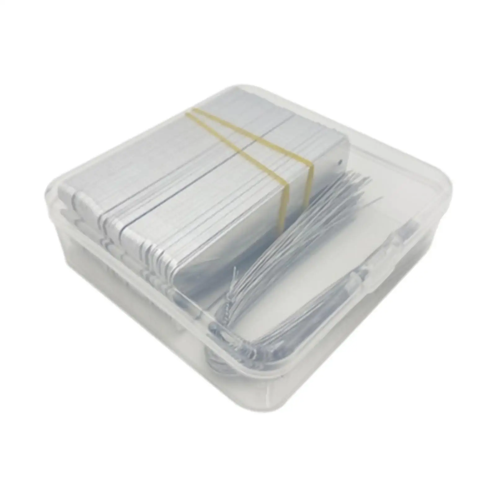 100x Plant Labels Greenhouse Garden Plant Markers Stamping Blank Tree Tags for Lawn Identification Patio Labeling Potted Plants