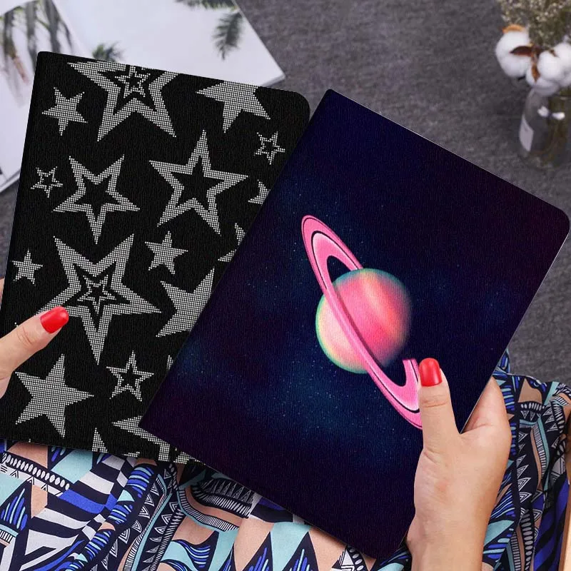 

Cartoon Saturn Ring Planet Gift Tablet Case For Huawei Honor MatePad MediaPad Air 5 6 7 11 V6 V7 V8 V9 X9 X8 T10 T10s C5e T5