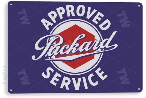 TIN SIGN Packard Service Metal Décor Parts Auto Shop Garage A557 --Tin Sign