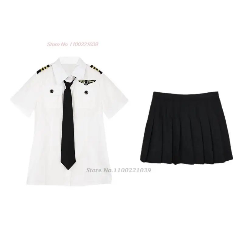 2024 uniforme de menina picante terno estudante diário japonês jk uniforme conjunto feminino manga curta camisa branca mini saia plissada jk uniforme