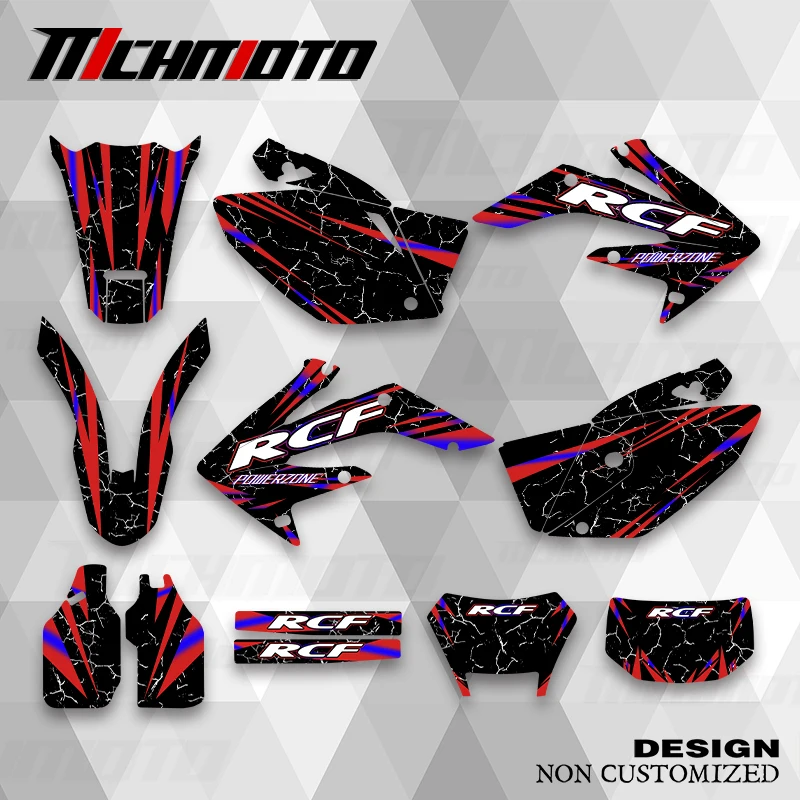 

MCHMFG For HONDA CRF250X 2004 2005 2006 2007 CRF 250X 2008 2009 2010-2019 Graphics Decals Stickers Motorcycle Background Custom