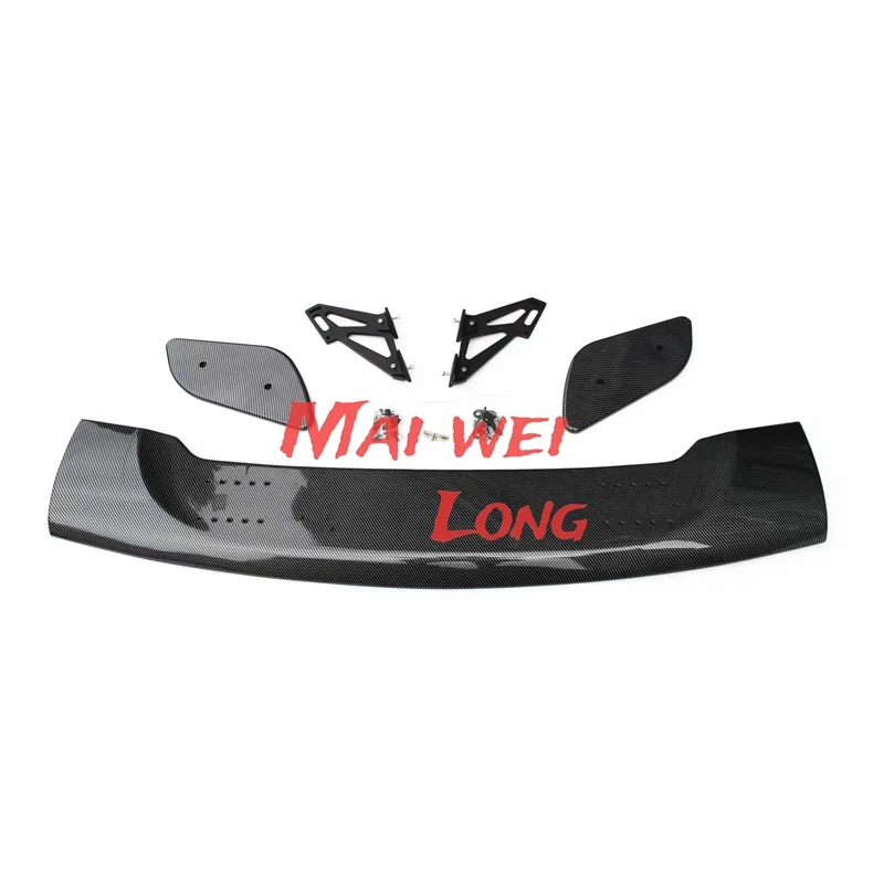 New Design Rear Wing Spoiler For Honda ACCORD 2018 2019 Flowing Brake Lamp Trunk Lid ABS Plasti Car Spoiler Wing for accord Part