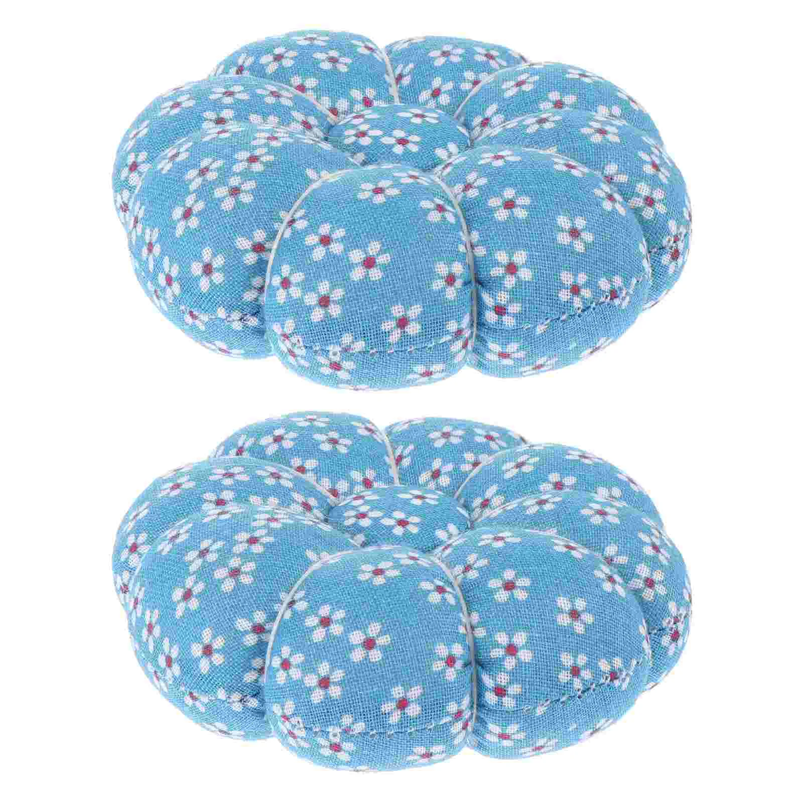 2 Pcs Pumpkin Needle Bag Pastoral Pad Retro Pin Cushion DIY Sewing Accessories Puncture Vintage Manual Insert Holder