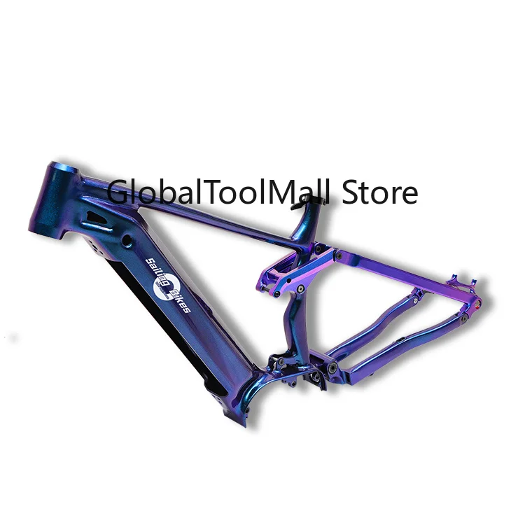 Full Suspension Electric Bike Frame for Mid Drive G510 27.5/29 Inch Ebike Frame - view 4