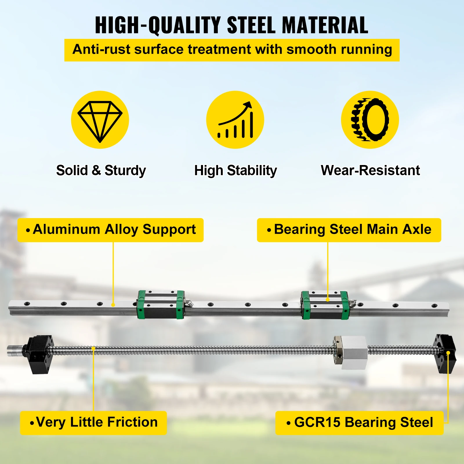 Linear Guide Rail, 2PCS HGR20- - Hgr20 Linear Guide Rail Ballscrew Set ulasan dan harga