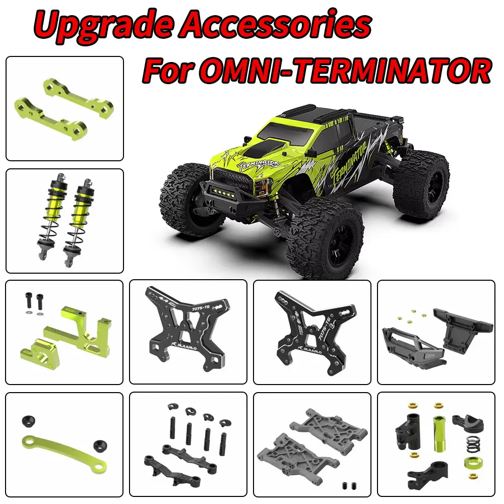 RLaarlo RC Cars Metal Upgrade Accessories For OMNI-TERMINATOR 1/10 RC Model Car Monster Truck