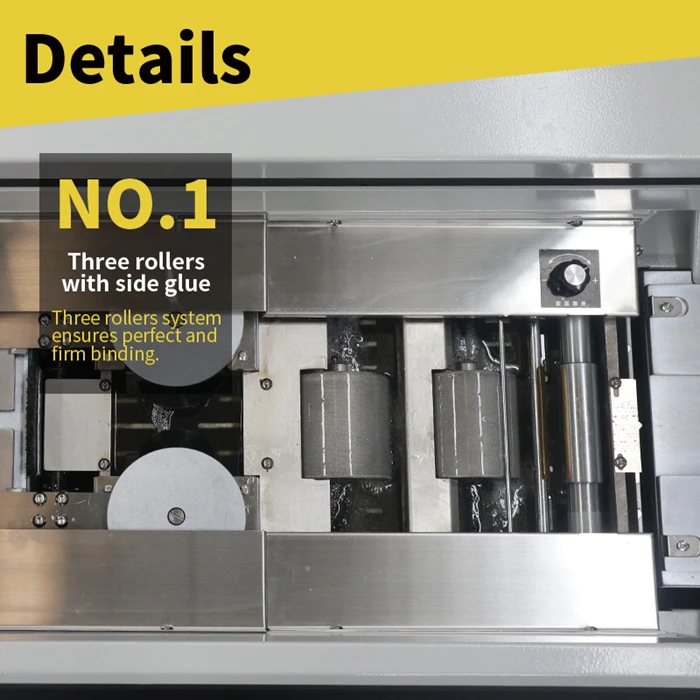 Factory Price Automatic A3 Binding Machine for Books and Notebook Optional Smoke Exhaust