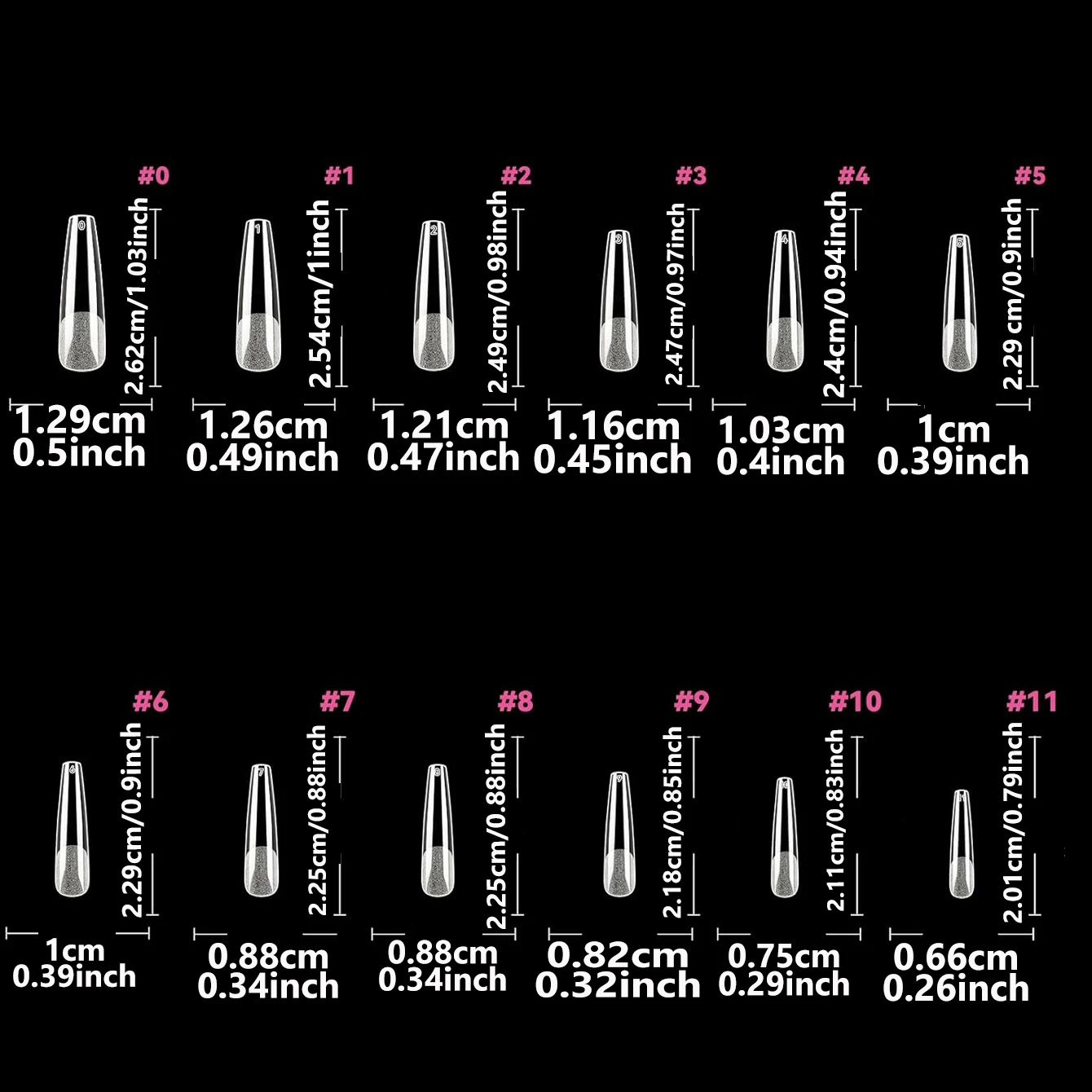 240 Stück kurze Mandel nagels pitzen weiches Gel vorgeformte Acryl nagels pitzen halb matte volle Abdeckung Nagels pitzen klar gelly drücken auf Nagel – Detail 8