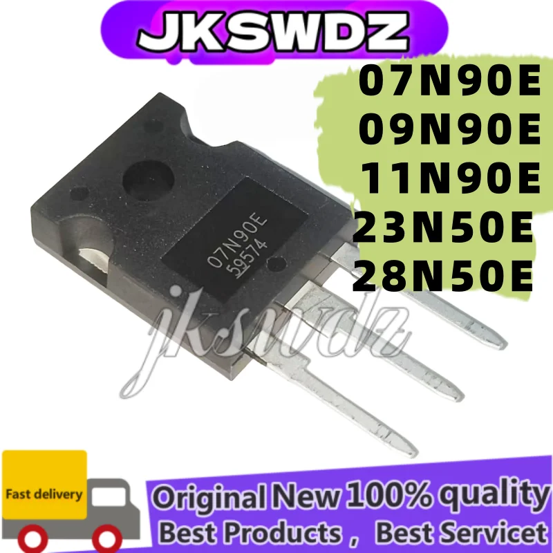 

5PCS New FMH28N50E FMH23N50E FMH07N90E FMH11N90E FMH09N90E TO-247 28N50E23N50E 07N90E 11N90E 09N90E transistorJSWDZ